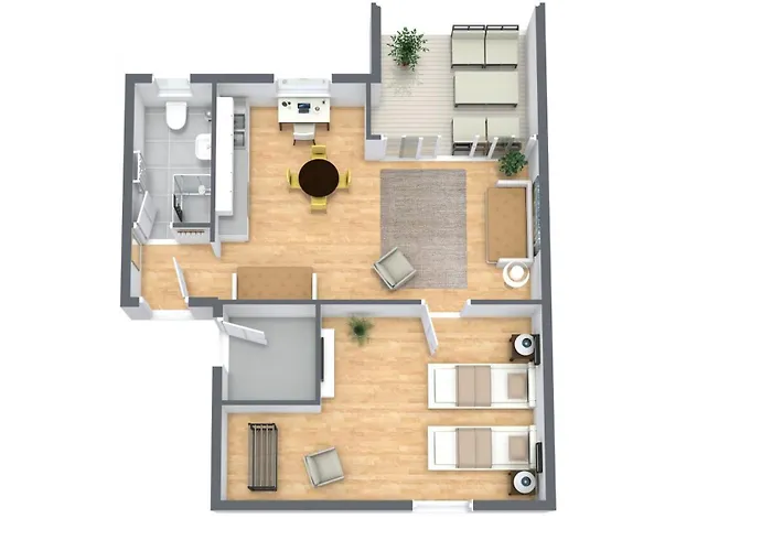 Zeche Ewald & Bonicacius - Hochwertige Ruhrgebiets-apartments, Netflix *