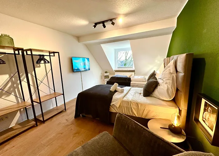 Διαμέρισμα Zeche Ewald & Bonicacius - Hochwertige Ruhrgebiets-apartments, Netflix